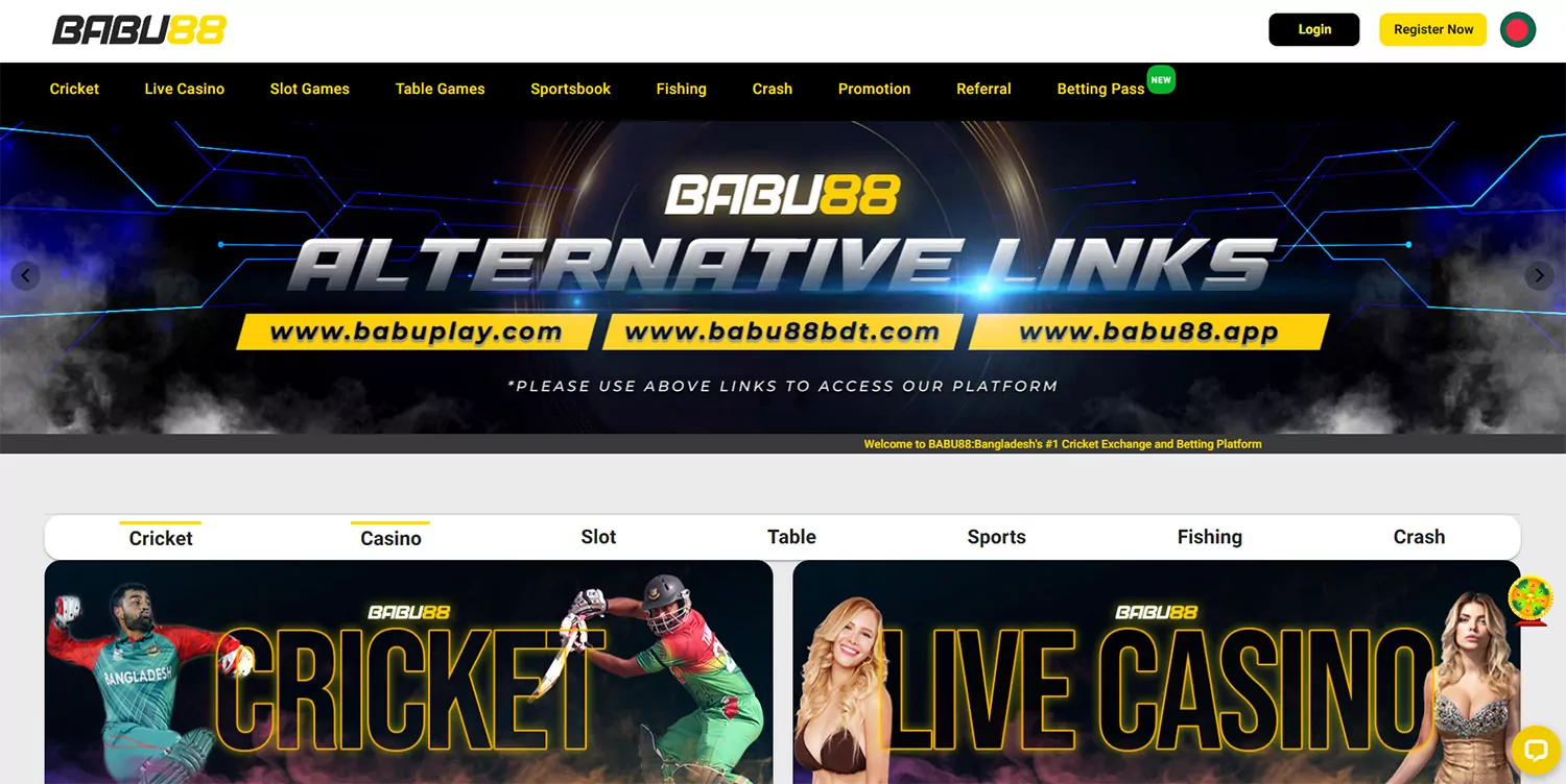 babu88 website interface & usability